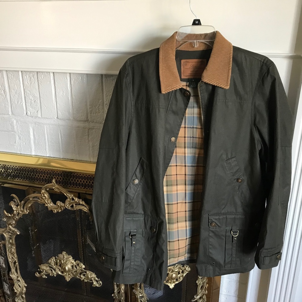 Lauren by Ralph Lauren Olive Green Fly Fishing Barn Utility Jacket